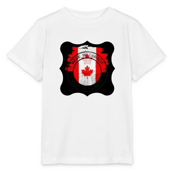 Kanada, Ahornblatt. - Stanley/Stella Kinder T-Shirt MINI CREATOR  - Weiß - Vorne - Maike (125cm)