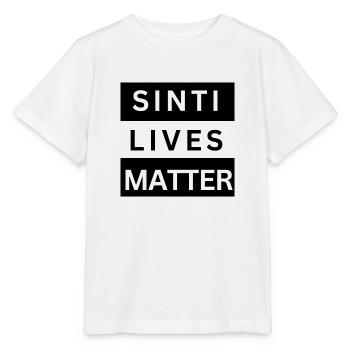 Sinti Lives Matter - Stanley/Stella MINI CREATOR Kids’ T-Shirt - white - Front - Maike (125cm)