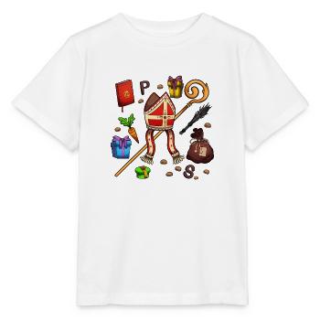 Éléments de Saint-Nicolas - T-shirt bio MINI CREATOR Stanley/Stella Enfant - blanc - Devant - Maike (125cm)