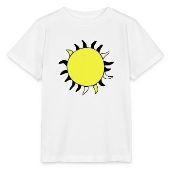 Sun Summer Watercolor Nature Beach Sky Vector - Stanley/Stella MINI CREATOR Kids’ T-Shirt - white - Front - Maike (125cm)