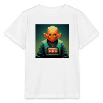 Lucky Gamer - Stanley/Stella Kinder T-Shirt MINI CREATOR  - Weiß - Vorne - Maike (125cm)