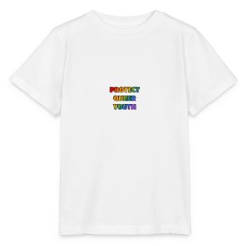Protect Queer Youth - Stanley/Stella MINI CREATOR Kids’ T-Shirt - white - Front - Maike (125cm)
