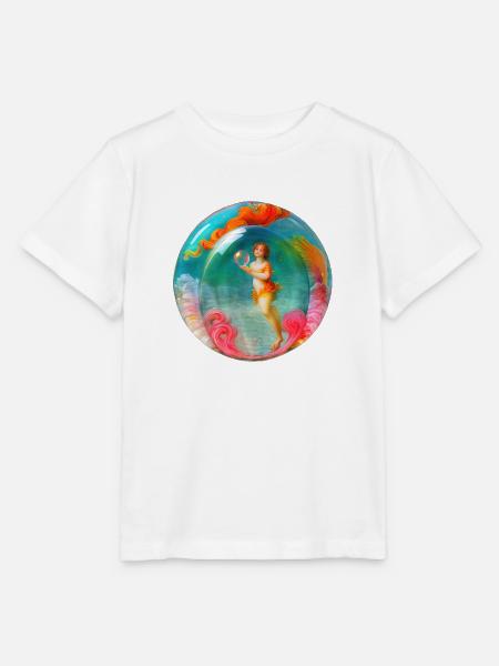 venus in der seifenblase - Stanley/Stella Kinder T-Shirt MINI CREATOR - Weiß