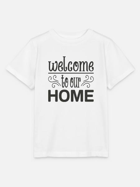 Welcome to our Home - Stanley/Stella Kinder T-Shirt MINI CREATOR - Weiß