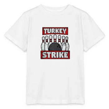 Turkey Strike - Stanley/Stella MINI CREATOR Kids’ T-Shirt - white - Front - Maike (125cm)