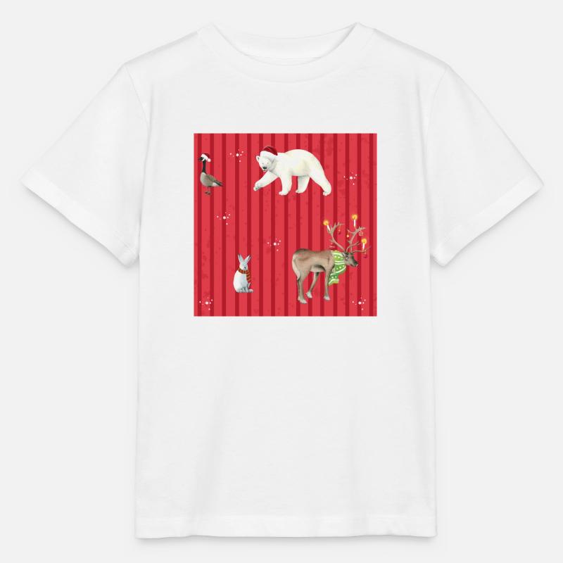 Christmas - Stanley/Stella MINI CREATOR Kids’ T-Shirt - white