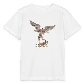 Michael Erzengel Heiliger Christlicher Engel Heiliger Heiliger Snkt - Stanley/Stella Kinder T-Shirt MINI CREATOR  - Weiß - Vorne - Maike (125cm)