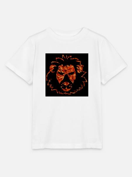 Löwenabbildung - Stanley/Stella Kinder T-Shirt MINI CREATOR - Weiß