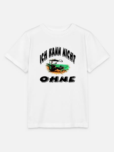 Traktor - Stanley/Stella Kinder T-Shirt MINI CREATOR  - Weiß