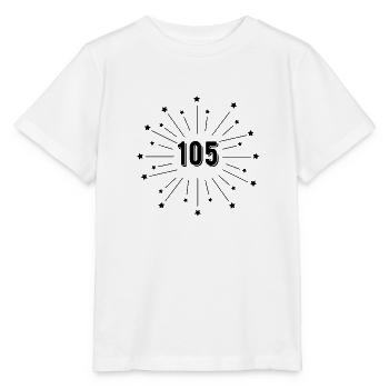 105th Starred Anniversary - 105th Anniversary Gift - Stanley/Stella MINI CREATOR Kids’ T-Shirt - white - Front - Maike (125cm)