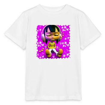 FUNNY MUSIC ILLUSTRATION 11 - Stanley/Stella MINI CREATOR Kids’ T-Shirt - white - Front - Maike (125cm)