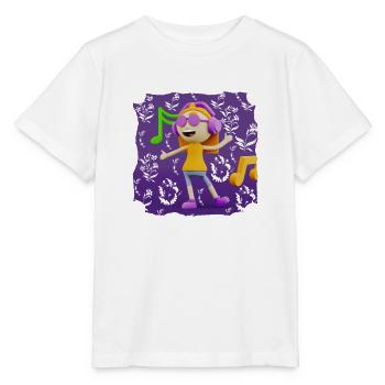 FUNNY MUSIC ILLUSTRATION 12 - Stanley/Stella MINI CREATOR Kids’ T-Shirt - white - Front - Maike (125cm)