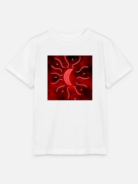 Luna Mandala Roja - Stanley/Stella Kinder T-Shirt MINI CREATOR  - Weiß