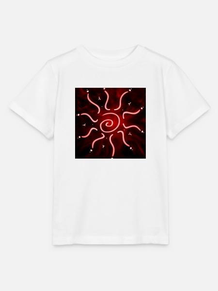 HEISSE ROTE SONNE - Stanley/Stella Kinder T-Shirt MINI CREATOR - Weiß