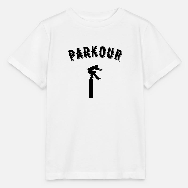 parkour - T-shirt bio MINI CREATOR Stanley/Stella Enfant - blanc