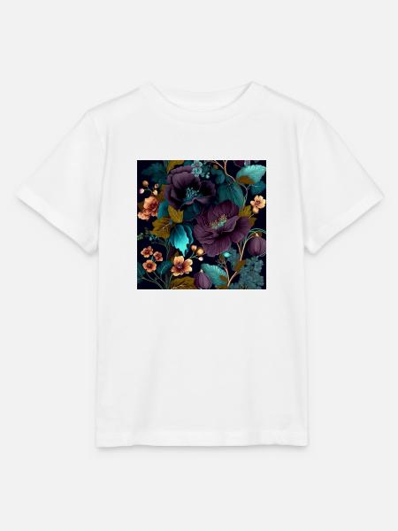 Floral Design 11 - Stanley/Stella Kinder T-Shirt MINI CREATOR - Weiß