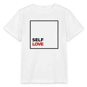Minimalist Self Love - Stanley/Stella MINI CREATOR Kids’ T-Shirt - white - Front - Maike (125cm)