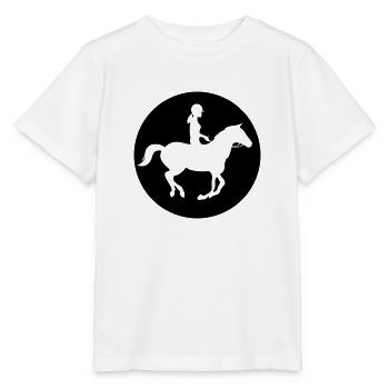 Reiterin - Stanley/Stella Kinder T-Shirt MINI CREATOR  - Weiß - Vorne - Maike (125cm)