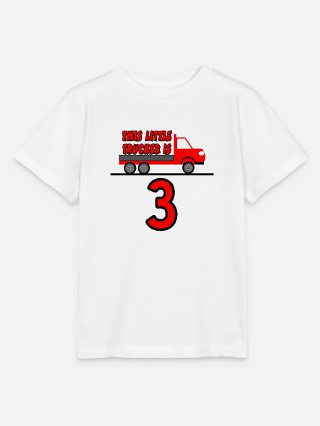 Truck - Stanley/Stella Kinder T-Shirt MINI CREATOR - Weiß