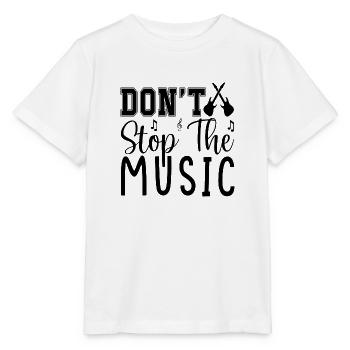 Don ́t Stop the Music - Stanley/Stella MINI CREATOR Kids’ T-Shirt - white - Front - Maike (125cm)