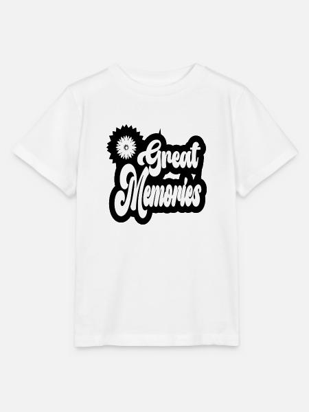 Great Memories - Stanley/Stella Kinder T-Shirt MINI CREATOR  - Weiß
