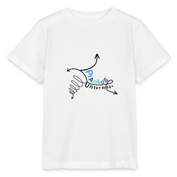 Planlos unterwegs - Stanley/Stella Kinder T-Shirt MINI CREATOR  - Weiß - Vorne - Maike (125cm)