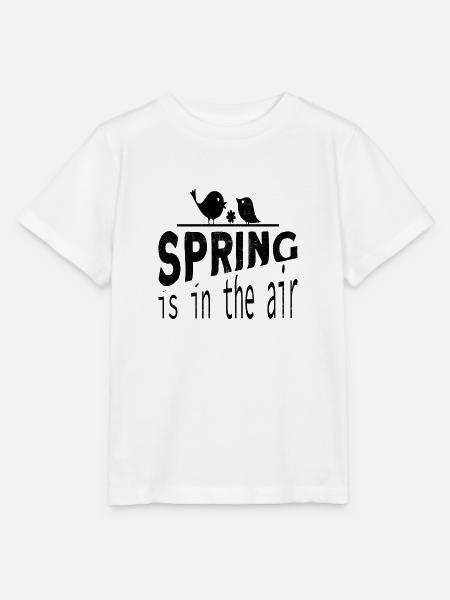 Spring is in the Air - Stanley/Stella Kinder T-Shirt MINI CREATOR  - Weiß