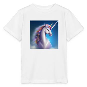 magisches Einhorn - Stanley/Stella Kinder T-Shirt MINI CREATOR  - Weiß - Vorne - Maike (125cm)