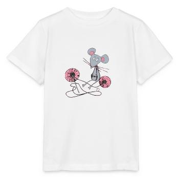 Mimi la souris triste - T-shirt bio MINI CREATOR Stanley/Stella Enfant - blanc - Devant - Maike (125cm)