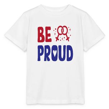 Be Proud LGBTQ - Stanley/Stella MINI CREATOR Kids’ T-Shirt - white - Front - Maike (125cm)