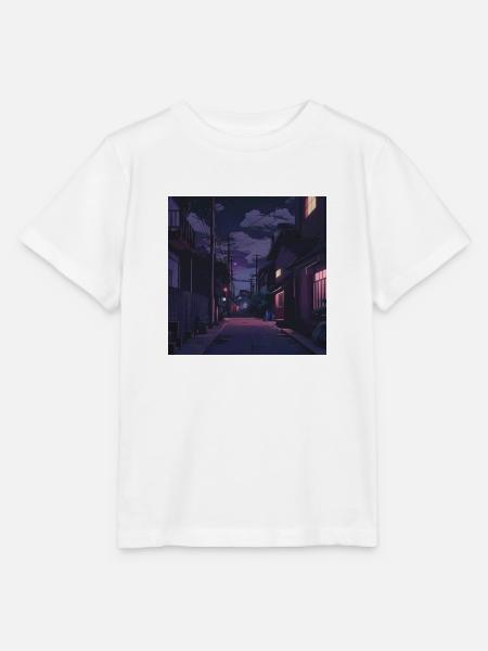 Lofi night - Stanley/Stella Kinder T-Shirt MINI CREATOR - Weiß