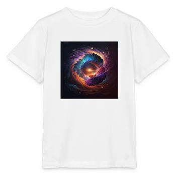 Stellar Flare Explosion - T-shirt bio MINI CREATOR Stanley/Stella Enfant - blanc - Devant - Maike (125cm)