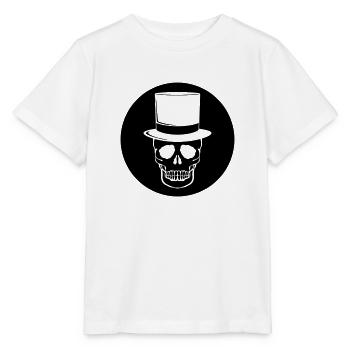 Cylindre de crâne - T-shirt bio MINI CREATOR Stanley/Stella Enfant - blanc - Devant - Maike (125cm)