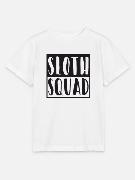 Sloth Squad - Stanley/Stella Kinder T-Shirt MINI CREATOR - Weiß