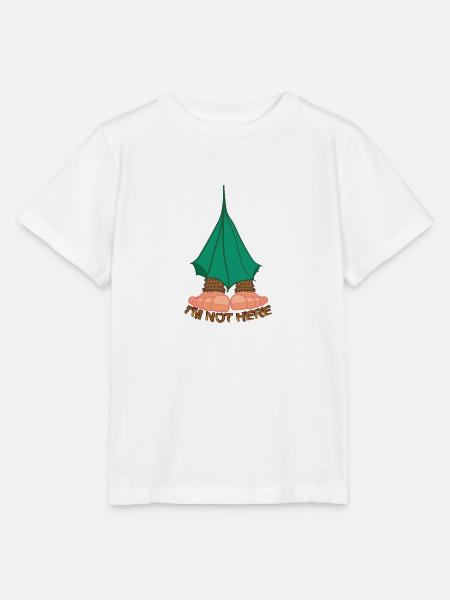 ICH BIN NICHT HIER - Stanley/Stella Kinder T-Shirt MINI CREATOR - Weiß