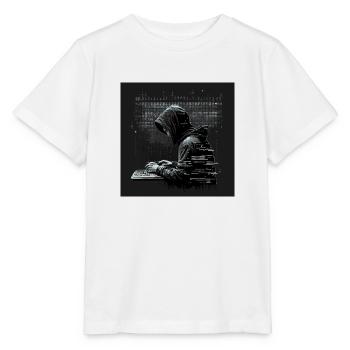 Pc Nutzer / Hacker / Gamer - Stanley/Stella Kinder T-Shirt MINI CREATOR  - Weiß - Vorne - Maike (125cm)