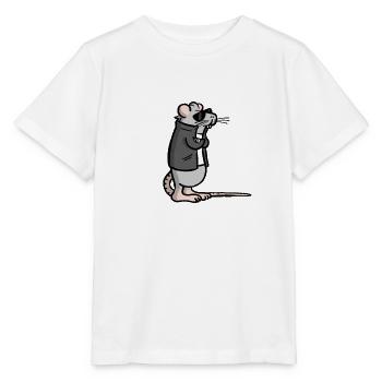 Rodent without a cause. - Stanley/Stella MINI CREATOR Kids’ T-Shirt - white - Front - Maike (125cm)