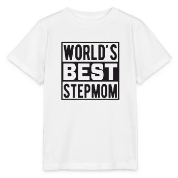 World´s Best Stepmom - Stanley/Stella Kinder T-Shirt MINI CREATOR  - Weiß - Vorne - Maike (125cm)