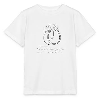 Moments de qualité Language de l amour - T-shirt bio MINI CREATOR Stanley/Stella Enfant - blanc - Devant - Maike (125cm)