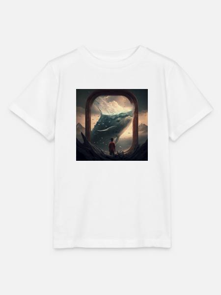 Whale - Stanley/Stella Kinder T-Shirt MINI CREATOR - Weiß