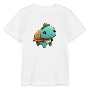 Doki the little turtle - Stanley/Stella MINI CREATOR Kids’ T-Shirt - white - Front - Maike (125cm)