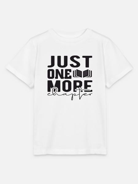 Just one more Chapter - Stanley/Stella Kinder T-Shirt MINI CREATOR  - Weiß