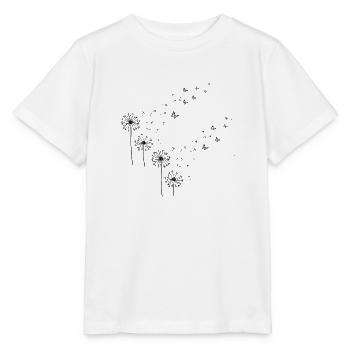 Fleurs de papillon - T-shirt bio MINI CREATOR Stanley/Stella Enfant - blanc - Devant - Maike (125cm)