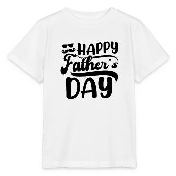 Happy Father ́s Day - Stanley/Stella MINI CREATOR Kids’ T-Shirt - white - Front - Maike (125cm)