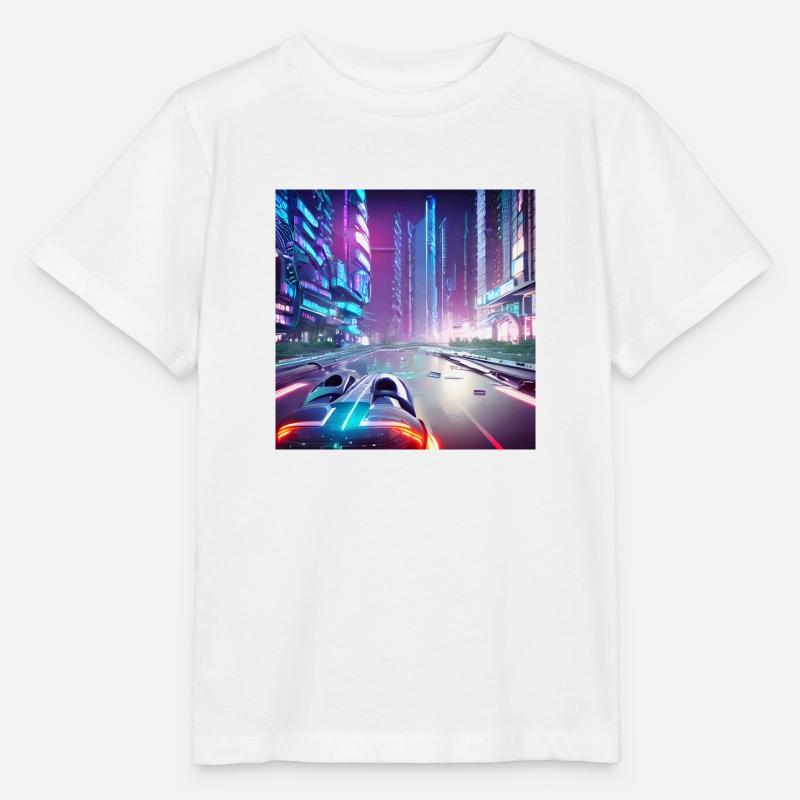 Zukunftsauto - Stanley/Stella Kinder T-Shirt MINI CREATOR  - Weiß