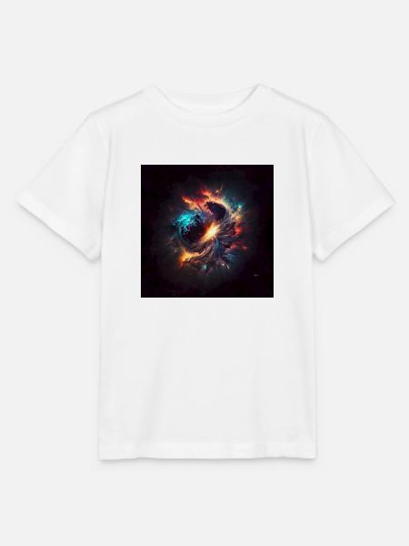Kosmisches Universum Nr. 1 - Stanley/Stella Kinder T-Shirt MINI CREATOR  - Weiß