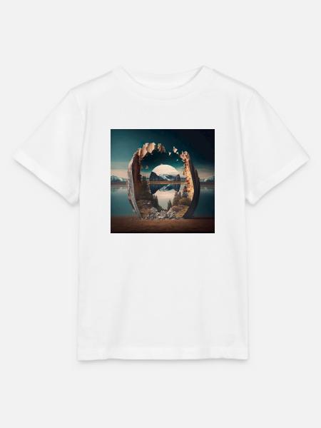 Landschaft der Welt n°6 - Stanley/Stella Kinder T-Shirt MINI CREATOR - Weiß