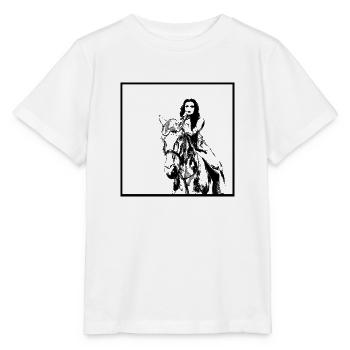 Lady Godiva - T-shirt bio MINI CREATOR Stanley/Stella Enfant - blanc - Devant - Maike (125cm)