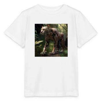 Panter 2 - T-shirt bio MINI CREATOR Stanley/Stella Enfant - blanc - Devant - Maike (125cm)