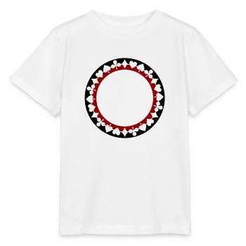 Kranz playing cards Skat two-tone - Stanley/Stella MINI CREATOR Kids’ T-Shirt - white - Front - Maike (125cm)
